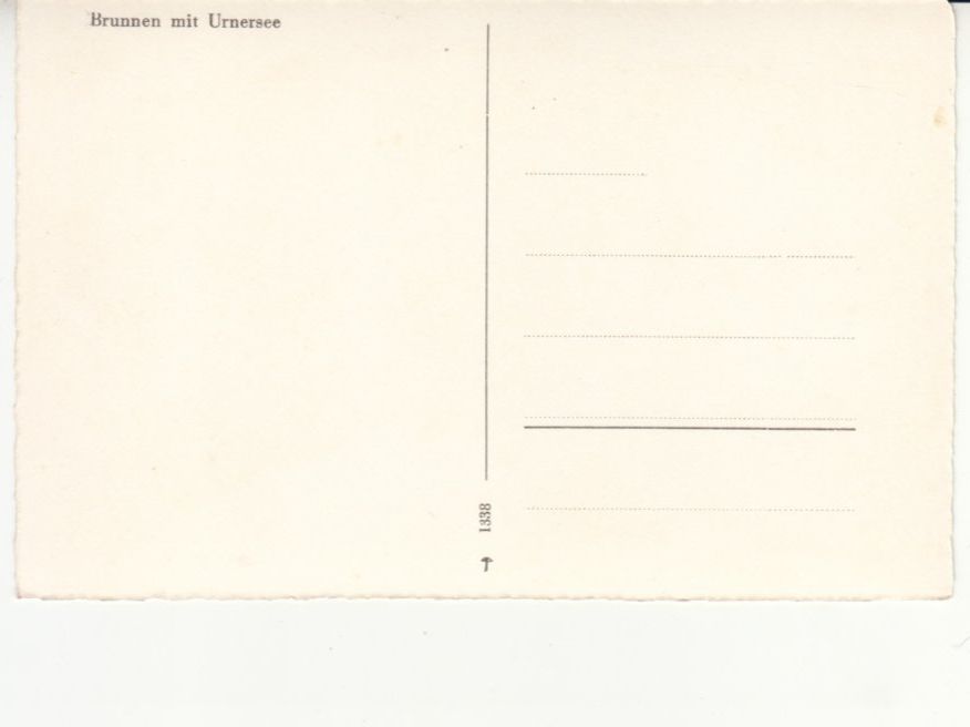 Cartoline postali: Brunnen ca. 1945 – Usato da Bürglen TG venduto da StampGraf 1