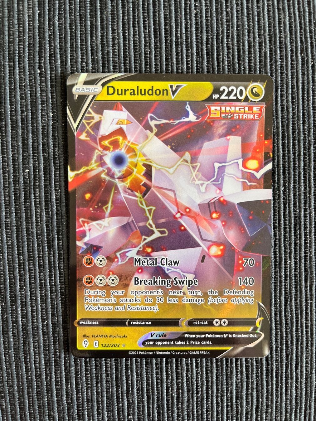 Pokémon Carte collezionabili: Pokemon Duraludon V Evolving Skies Englisch – Nuovo (secondo la descrizione) da Wabern venduto da Collectfun