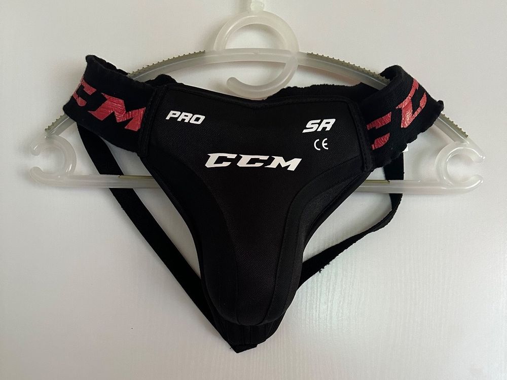 CCM Tiefschutz Combo Pro 3in1 - Hockey Suspensorium Mit Straps Senior