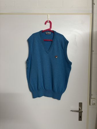 Strickweste Fila blau Herren Grösse L guter Zustand