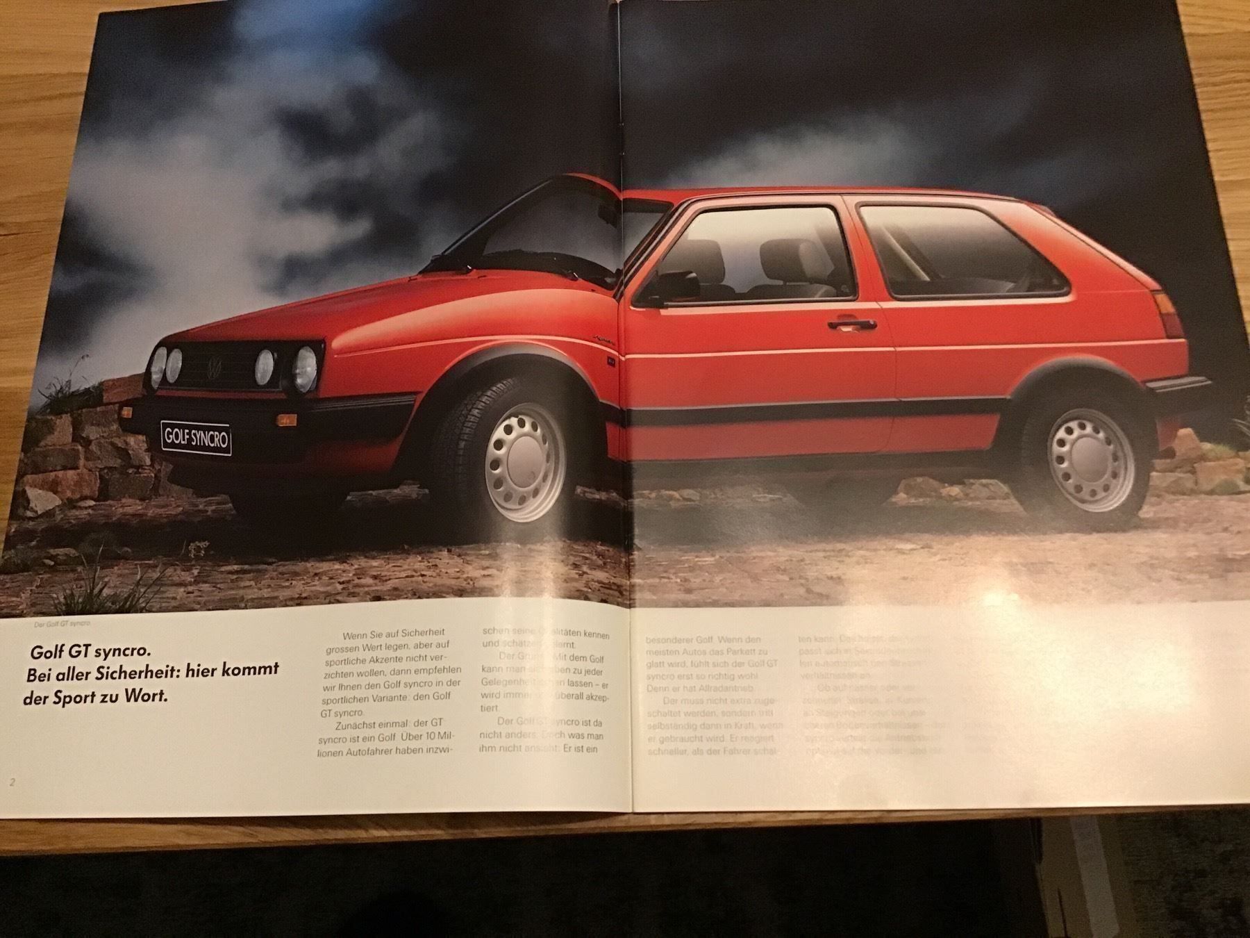 VW Documenti: VW Golf syncro Prospekt 24 Seiten Januar 1990 – Usato da Scherzingen venduto da Starseller62 1