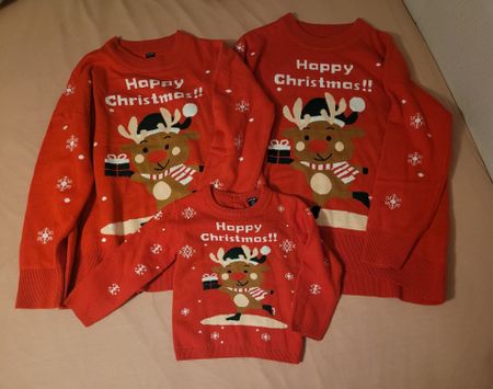 lot de 3 pull de noel 