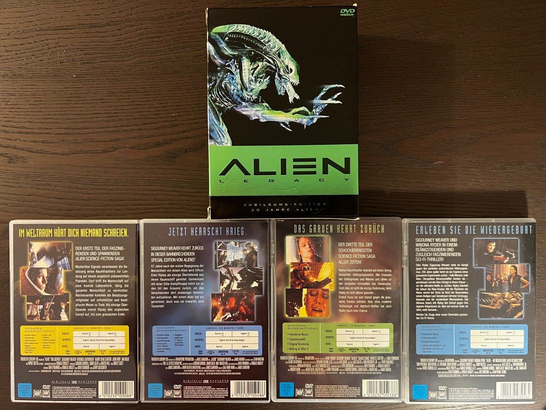 Tous les DVDs: Alien Legacy – D'occasion à Zürich par FilmFreunde 4