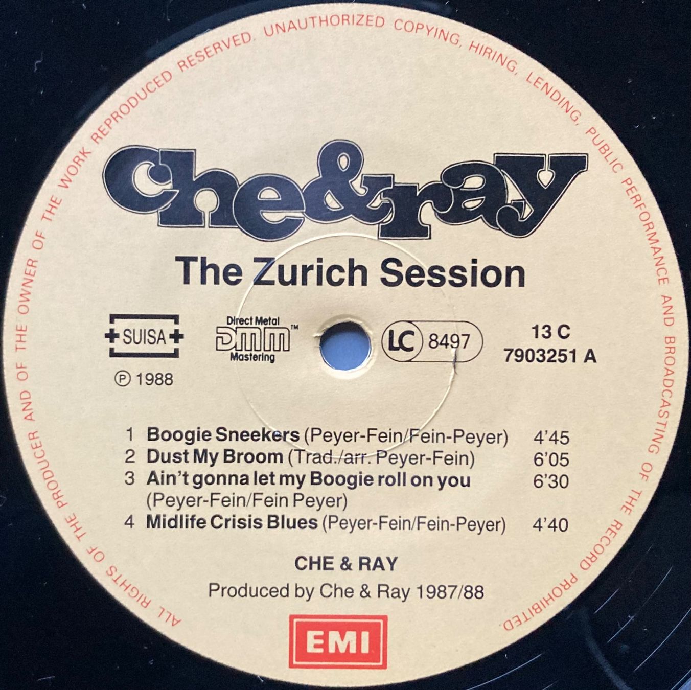 Schallplatten: CHE & RAY - THE ZURICH SESSION – Gebraucht aus Poliez-Pittet von Newtown-Records 2