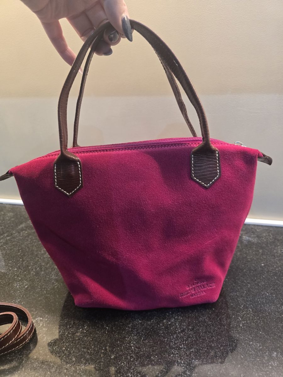 Borse da donna: Damen Tasche pink Wildleder Look – Nuovo (secondo la descrizione) da Hägglingen venduto da Raff_Ella