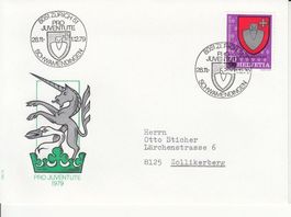 Sonderstempel Pro Juventute Schwamendingen 1979