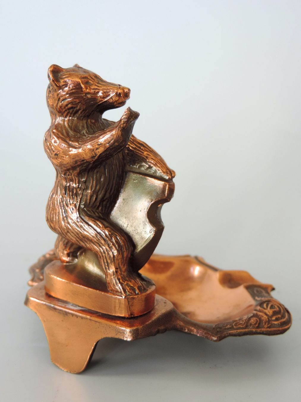 Statuette: Berliner Bär Ascher aus Kupfer – Usato da Horw venduto da luzernicus 2