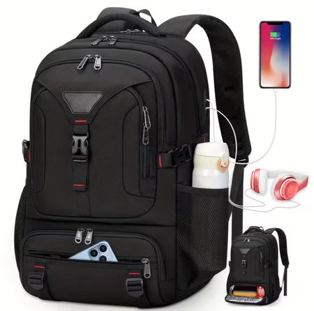 NUBILY Laptop-Rucksack mit Isoliertem Lunchbeutel