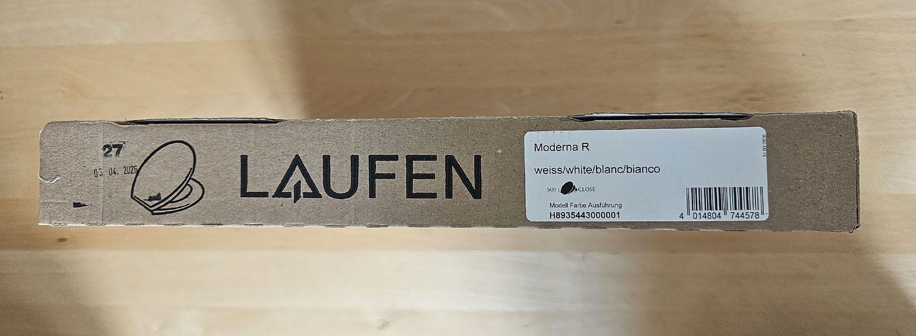 Laufen WC: LAUFEN WC-Sitz Moderna R, weiss Original – Nuovo e nell'imballaggio originale da Chur venduto da Sihar
