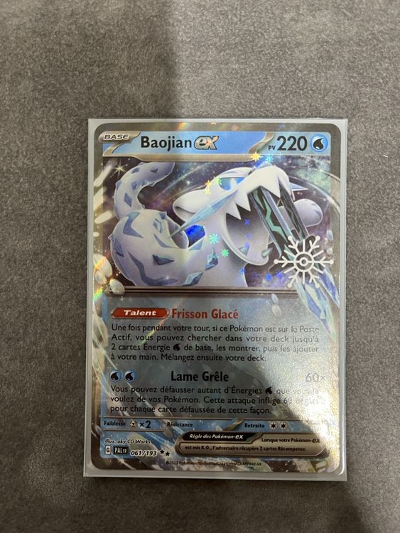 Chien-Pao Ex 061/193 Double Rare (RR) – Écarlate Et Violet 02 Évolutions à Paldea, Carte Pokémon Neuve Carte Pokemon écarlate Violet évolutions Paldea Rr