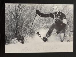 Hans Jörg Schläger Autogrammkarte signiert Ski Alpin