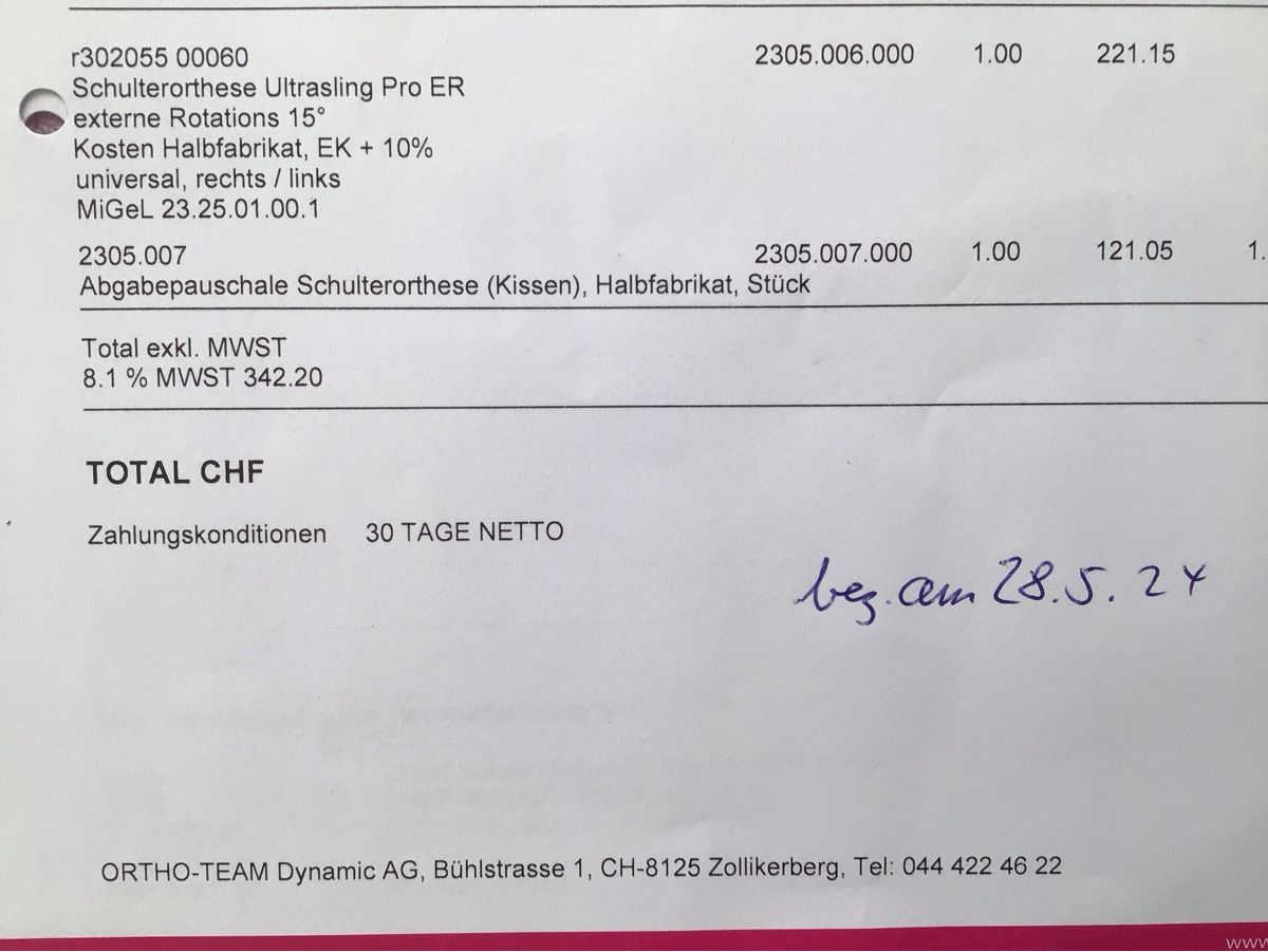 Medizinische Geräte: Schulterorthese Ultrasling Pro ER – Neu und originalverpackt aus Mauren FL von ermamau 6