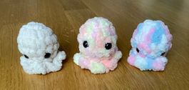 3 gehäkelte amigurumi Oktopus- Schlüsselanhänger, Handmade
