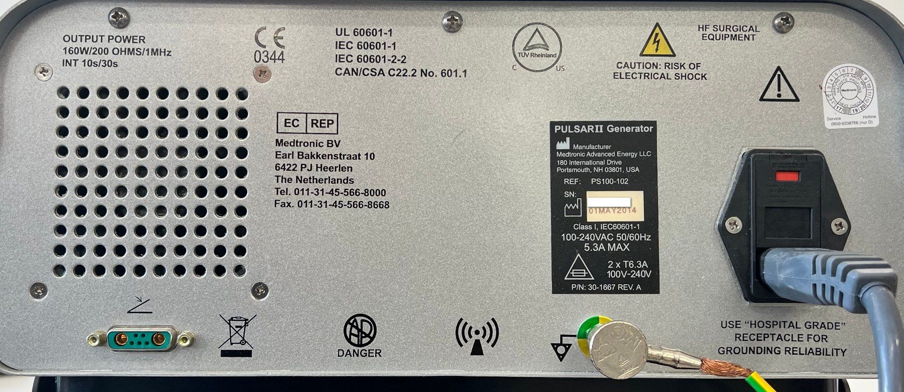 Laborzubehör: Medtronic PEAK PlasmaBlade PULSAR II Generator – Gebraucht aus Niederdorf von LeptonAG_Labor 5