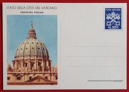 VATIKAN BILDPOSTKARTE SANKT PETER CARTOLINA POSTALE 1957**