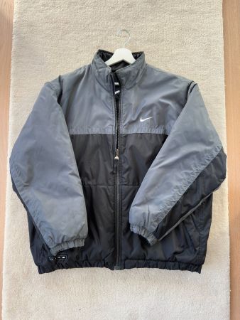 Seltene Vintage Nike Puffer Jacket Reversible Gr. L ◻️◾️