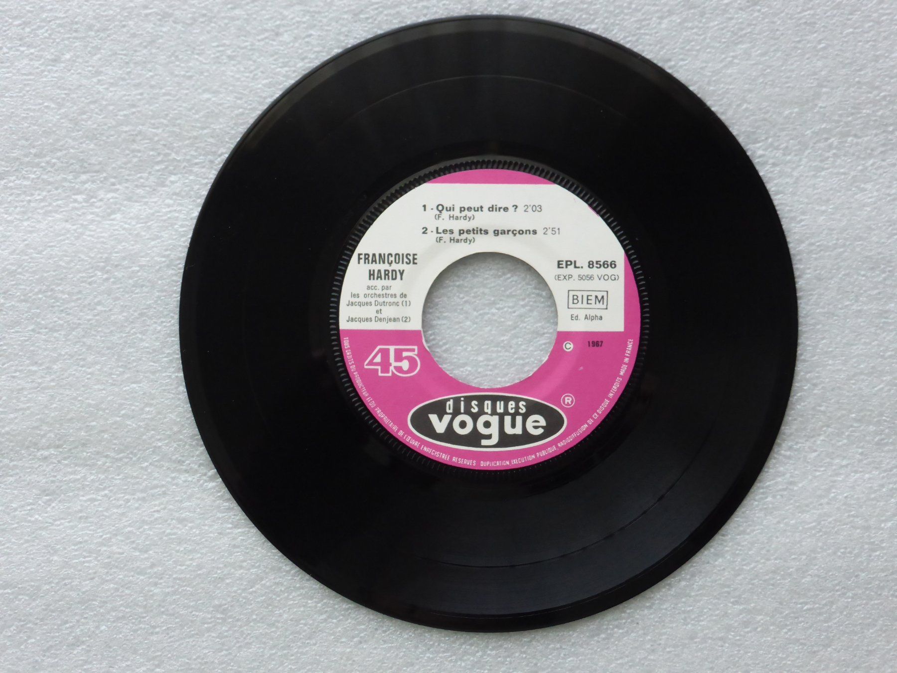 Dischi in vinile: Vinyl Single   EP   FRANCOISE HARDY – Usato da Küssnacht am Rigi venduto da Mondkinder 2