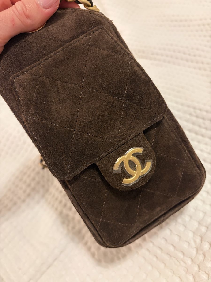Chanel Borse da donna: Chanel 25 mini Suede Brown – Nuovo (secondo la descrizione) da Brittnau venduto da battulul 1