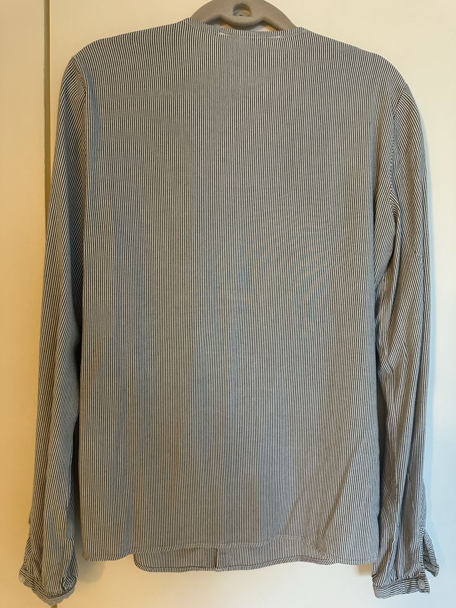 Promod Camicette: Promod Striped Ruffle Blouse, Size Small, Perfect for Spring – Usato da Zürich venduto da car_68nt 4