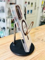 iPhone 16 Pro Max -Coque magsafe support  rotatif doré