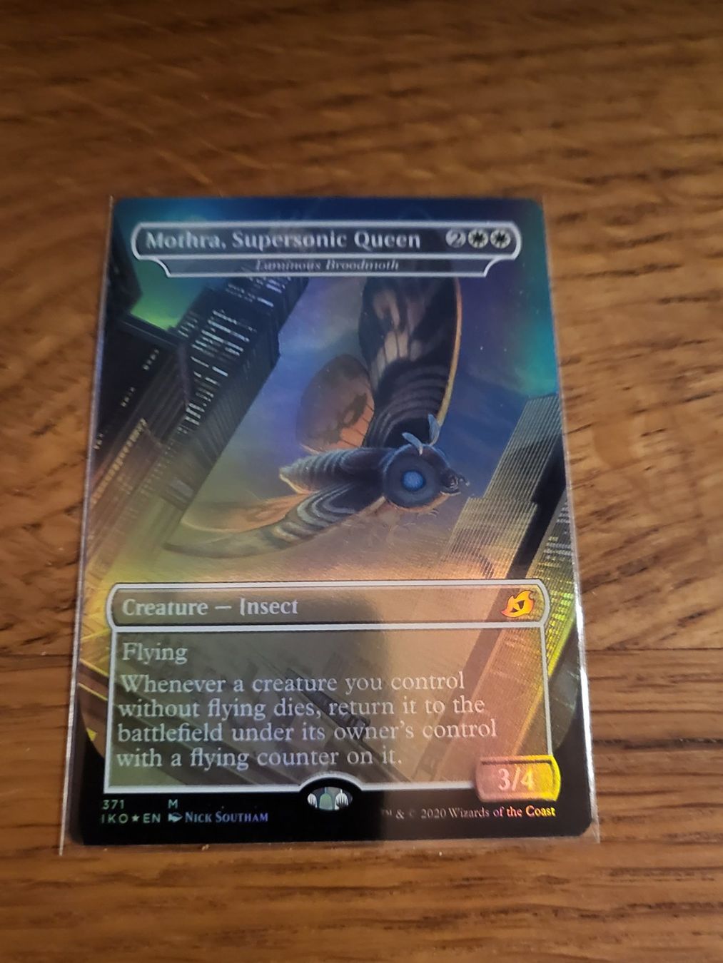 mtg card conjurer spacecraft template deck protector: universus