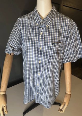 Timberland chemise homme XL à carreaux bleu/blanc été