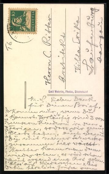 Cartes postales: AK Hauptwil, Partie am Friedhof – D'occasion à Berlin par bartko-reher 1