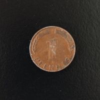 1 Pfennig Münze Deutschland 1949