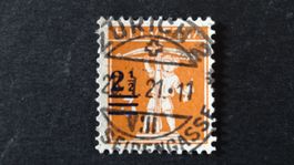 Vollstempel ZÜRICH 2  Fil. Seidengasse  25.I.21    84