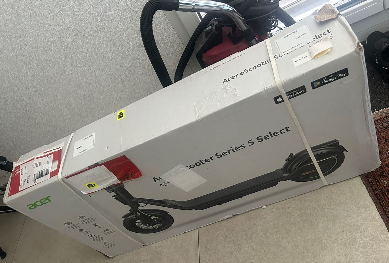 Kickboard: Acer Scooter 5 Select AES 035 Originalverpackt & Ungeöffnet – Nuovo e nell'imballaggio originale da Schindellegi venduto da Blunator 2