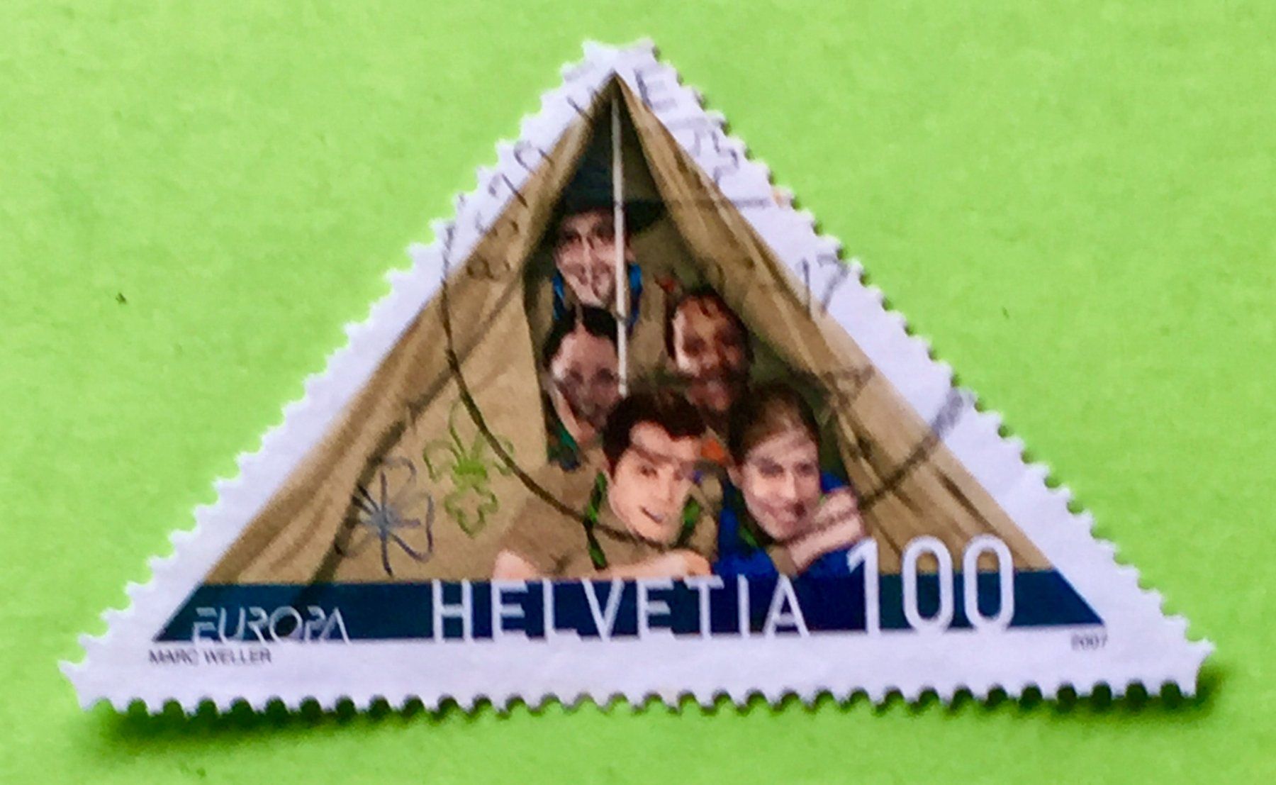 Tutti i francobolli: Nr.1230 mit Stempel Pfadi/ 100 Jahre 2007    – Usato da Aarau venduto da Billa007