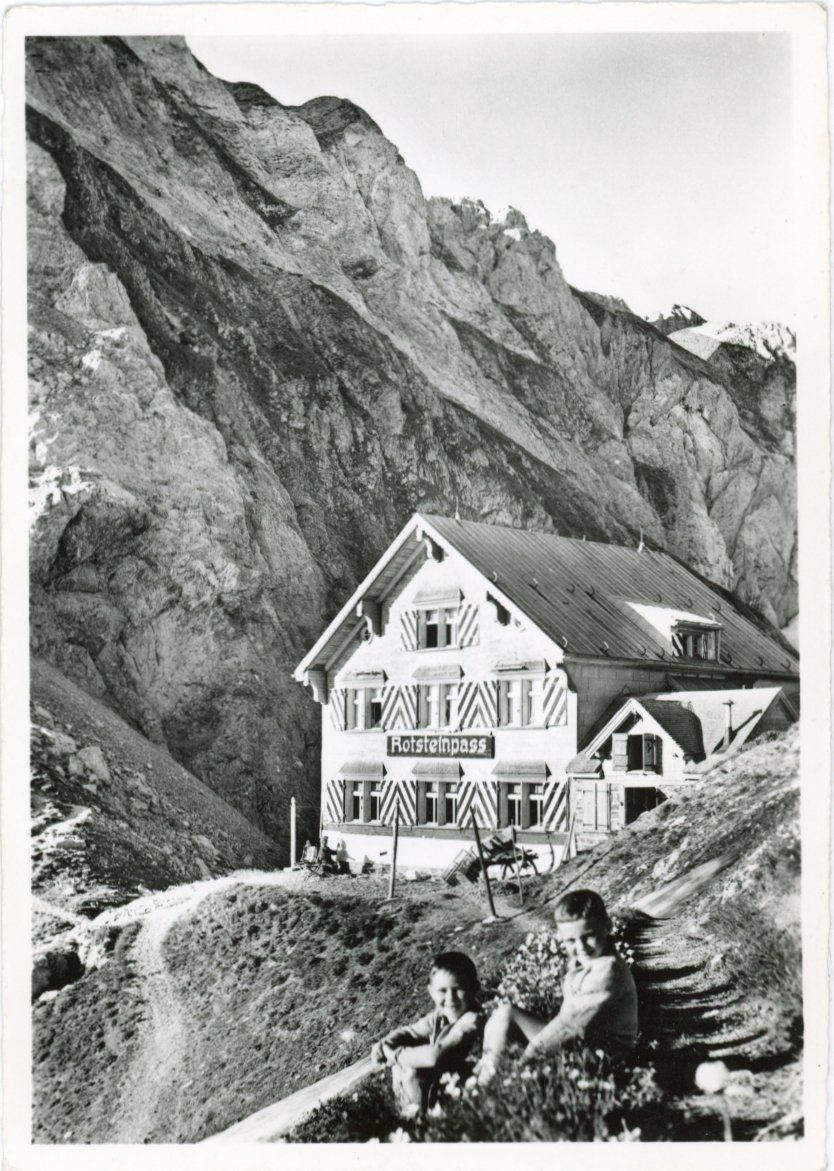 Cartoline postali: Rotsteinpass  AI   -  BERGGASTHAUS   ob Weissbad – Usato da Brig venduto da Valcards54