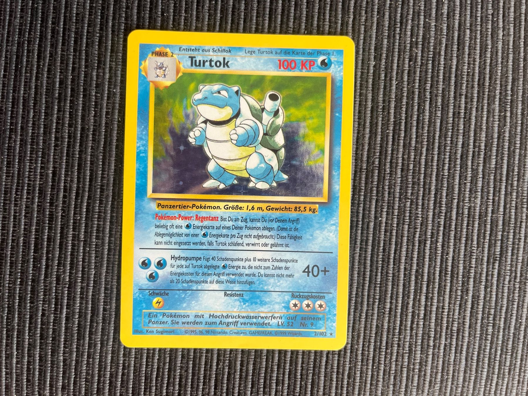 Pokémon Carte collezionabili: Pokemon Turtok Holo Base Set – Usato da Wabern venduto da Collectfun