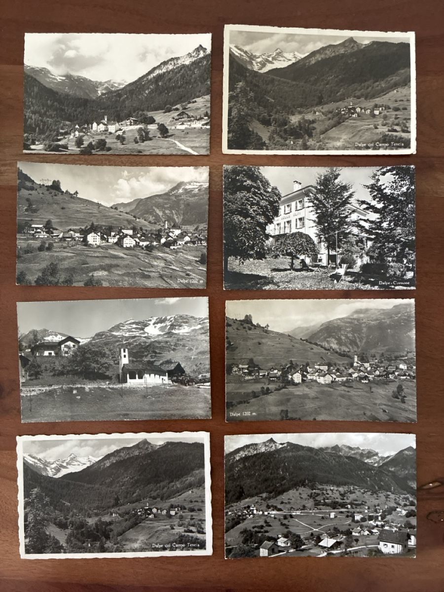 Ansichtskarten: 17 Ansichtskarten Schweiz von Dalpe TI – Gebraucht aus Oftringen von Cla.vD.74