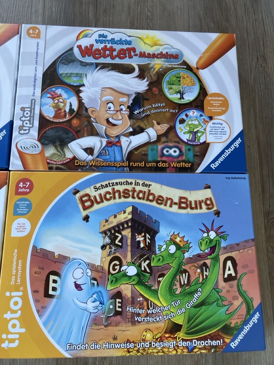 Ravensburger Jeux: Tip Toi 4x 4-7 jahre  – D'occasion à Birrwil par nicole86ch 2