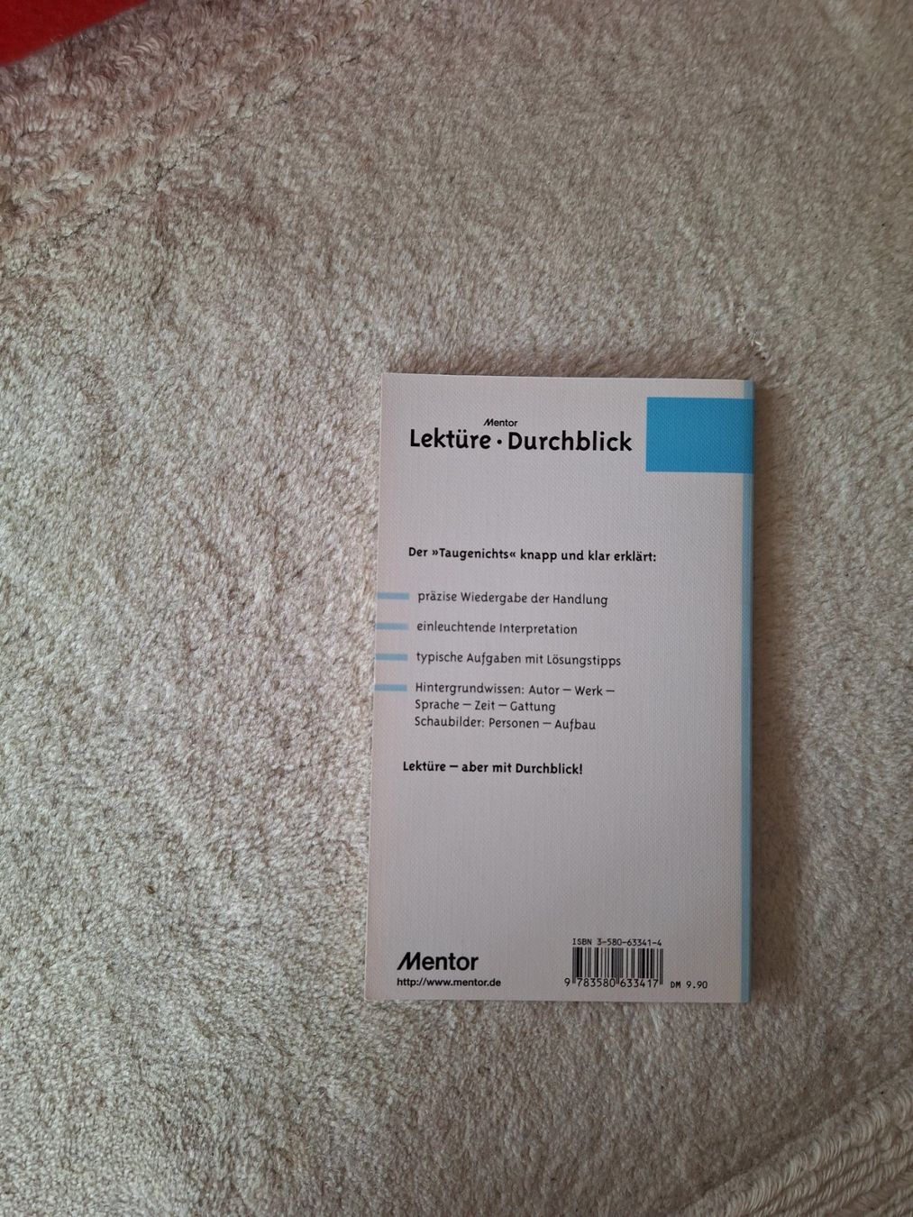 Libri: Durchblick: Aus dem Leben eines Taugenichts – Nuovo (secondo la descrizione) da Münchenstein venduto da soistes 1
