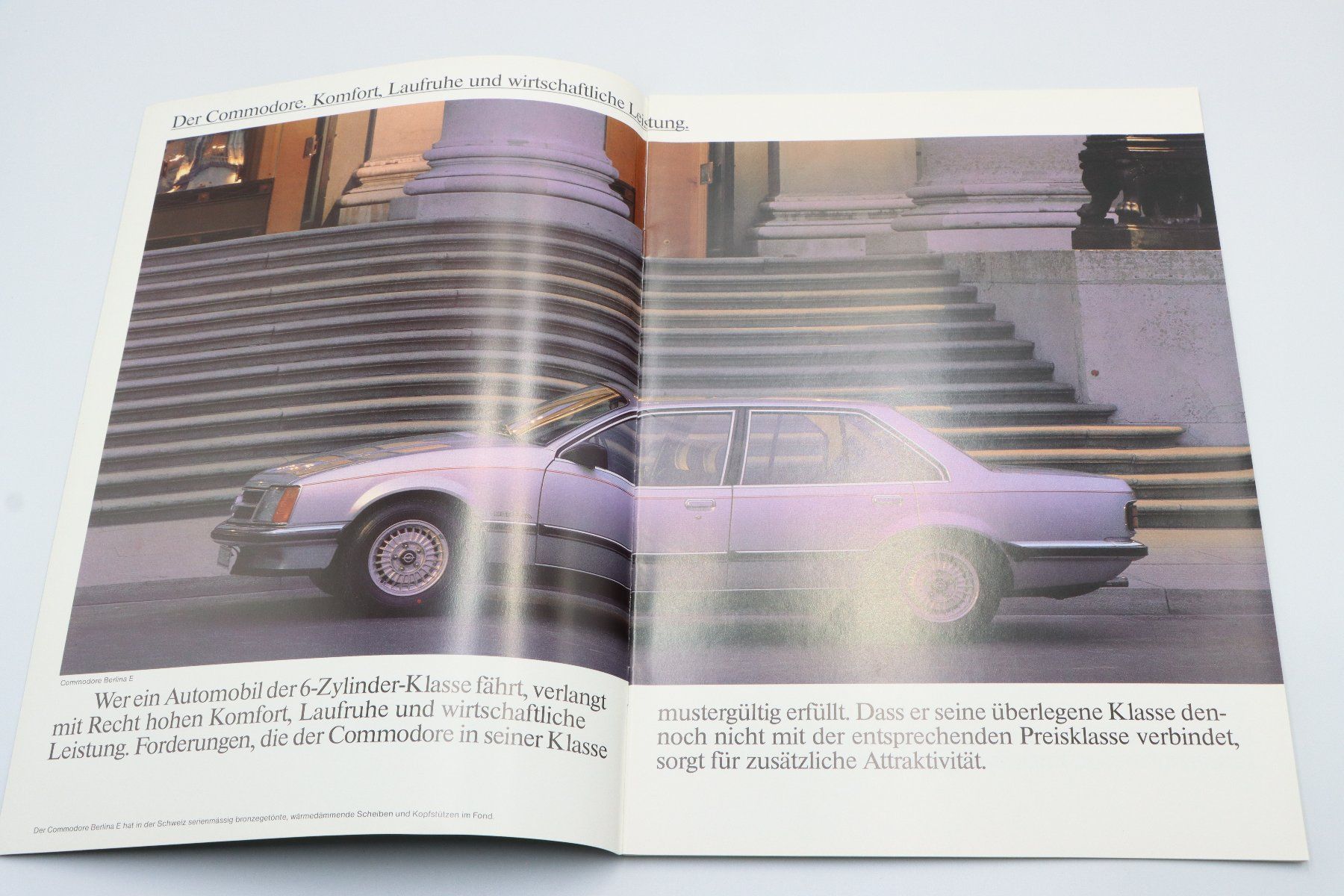 Opel Dokumente: Opel Commodore 1981 Prospekt – Gebraucht aus Bühl b.Aarberg von Collectorpassions 2