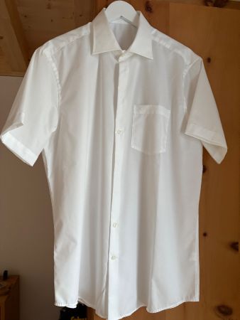 Herrenhemd weiss, Marke Seidensticker, Gr 41, kurzarm