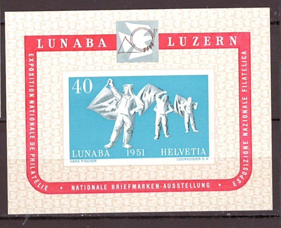 Tutti i francobolli: # 53 --- LUNABABLOCK POSTFRISCH – Nuovo (secondo la descrizione) da Dübendorf venduto da Piero2