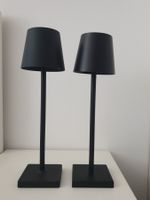 Tischlampen schwarz 2er Set neuwertig Led