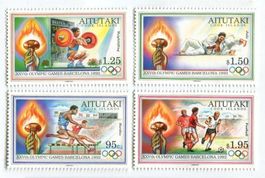 Briefmarken "Olympische Spiele". Aitutaki