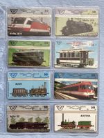 8 Telefonkarten Österreich Eisenbahnen