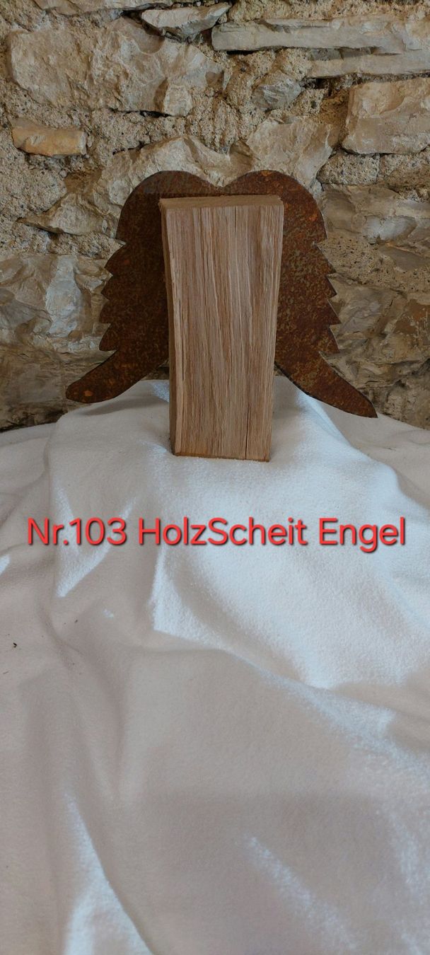 Holzartikel: Holz Scheit Engel Klein – Neu (gemäss Beschreibung) aus Lohn SH von Zwierbel 5