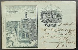 Grenchen 1900 - Gemeindehaus u. Schule