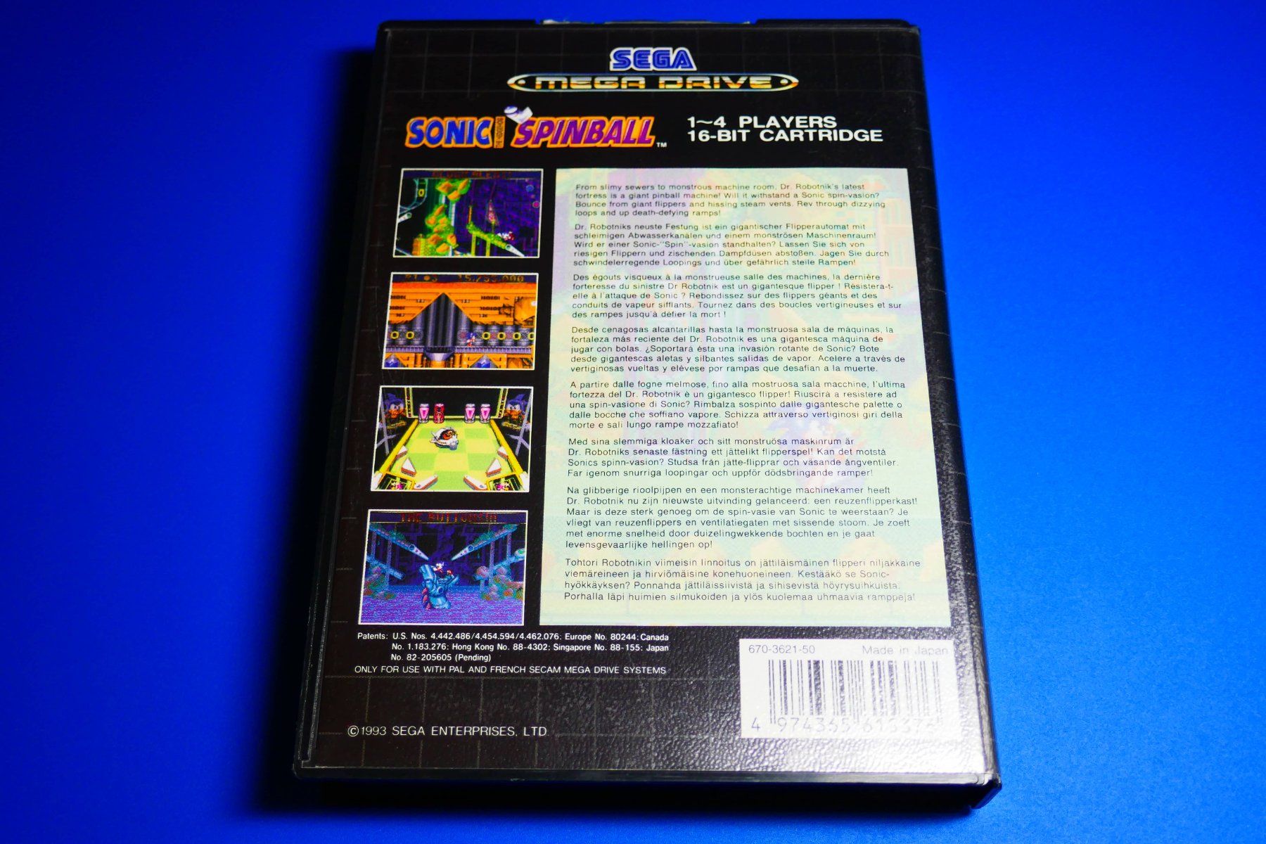 Sega Giochi: Sonic Spinball - Sega Mega Drive – Usato da Vuarrens venduto da Espace-Retro 5
