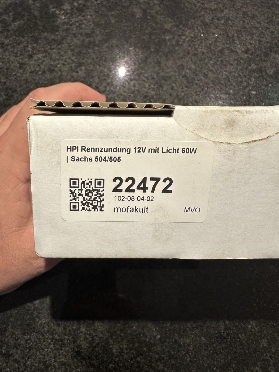 Sachs Mofas: HPI Rennzündung Sachs 504 – Neu und originalverpackt aus Gerlikon von Buehrer 1