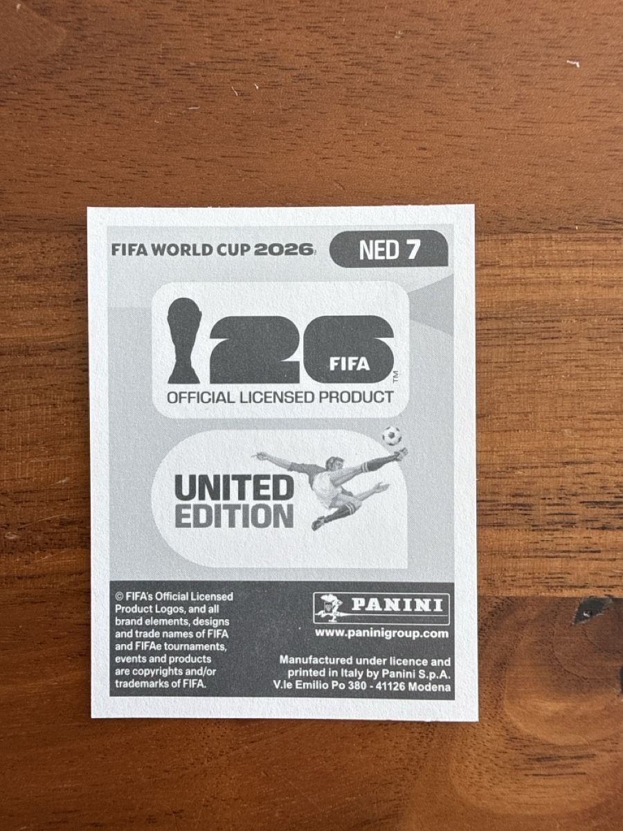 Panini Carte collezionabili: Panini FIFA WM 2026 Einzelsticker NED 7 – Nuovo (secondo la descrizione) da Adligenswil venduto da alina__delia 1