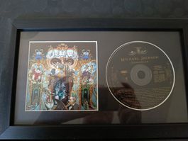 Michael Jackson - handsigniertes CD Cover gerahmt