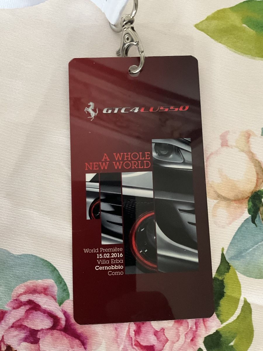 Ferrari Plaketten & Abzeichen: Ferrari GTC4 Lusso Private Preview Badge – Neu (gemäss Beschreibung) aus Zürich von thovala 1
