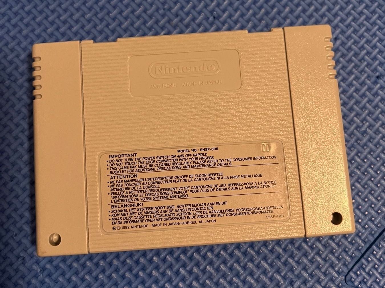 Nintendo Giochi: Les Schtroumpfs Super Nintendo – Usato da Gossau SG venduto da schlitzerdemon 1